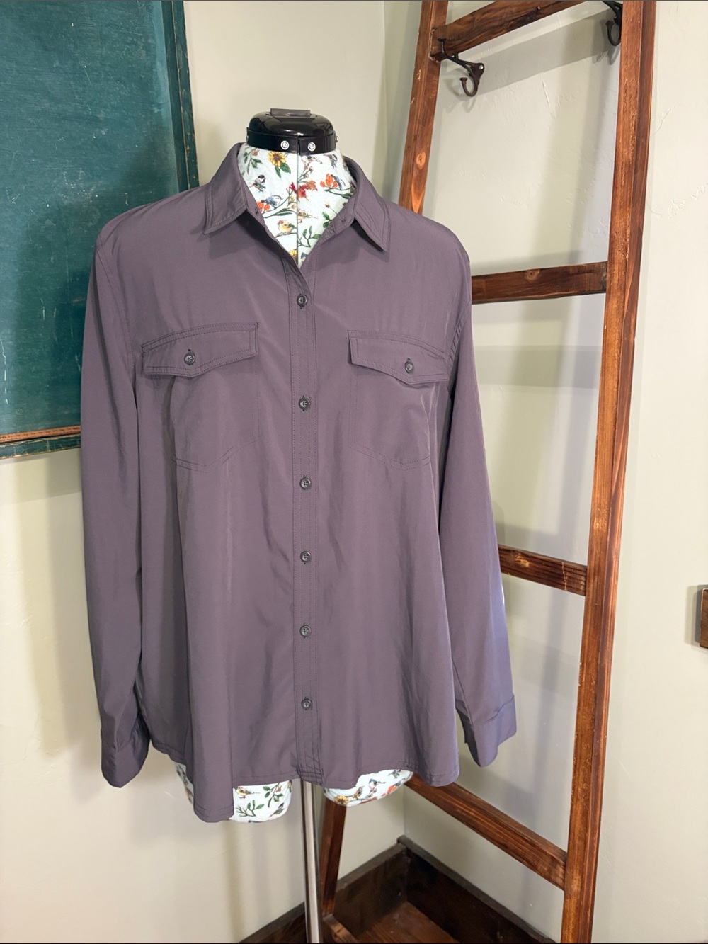 Eddie Bauer Long-Sleeve Button-Down Shirt